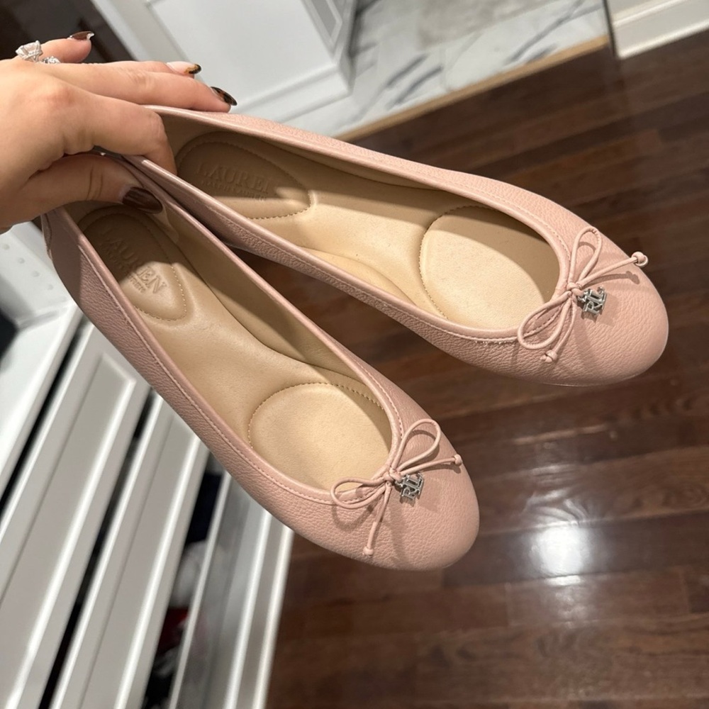 Ralph Lauren Pink Ballet Flats